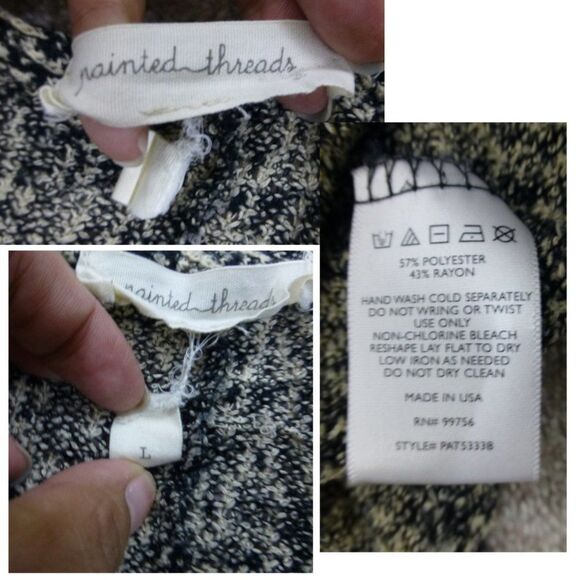 Painted Threads Open Front Cardigan - Picture 6 of 7